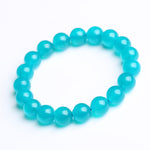 Natural High-Ice-Grade Amazonite Single-Strand Bracelet