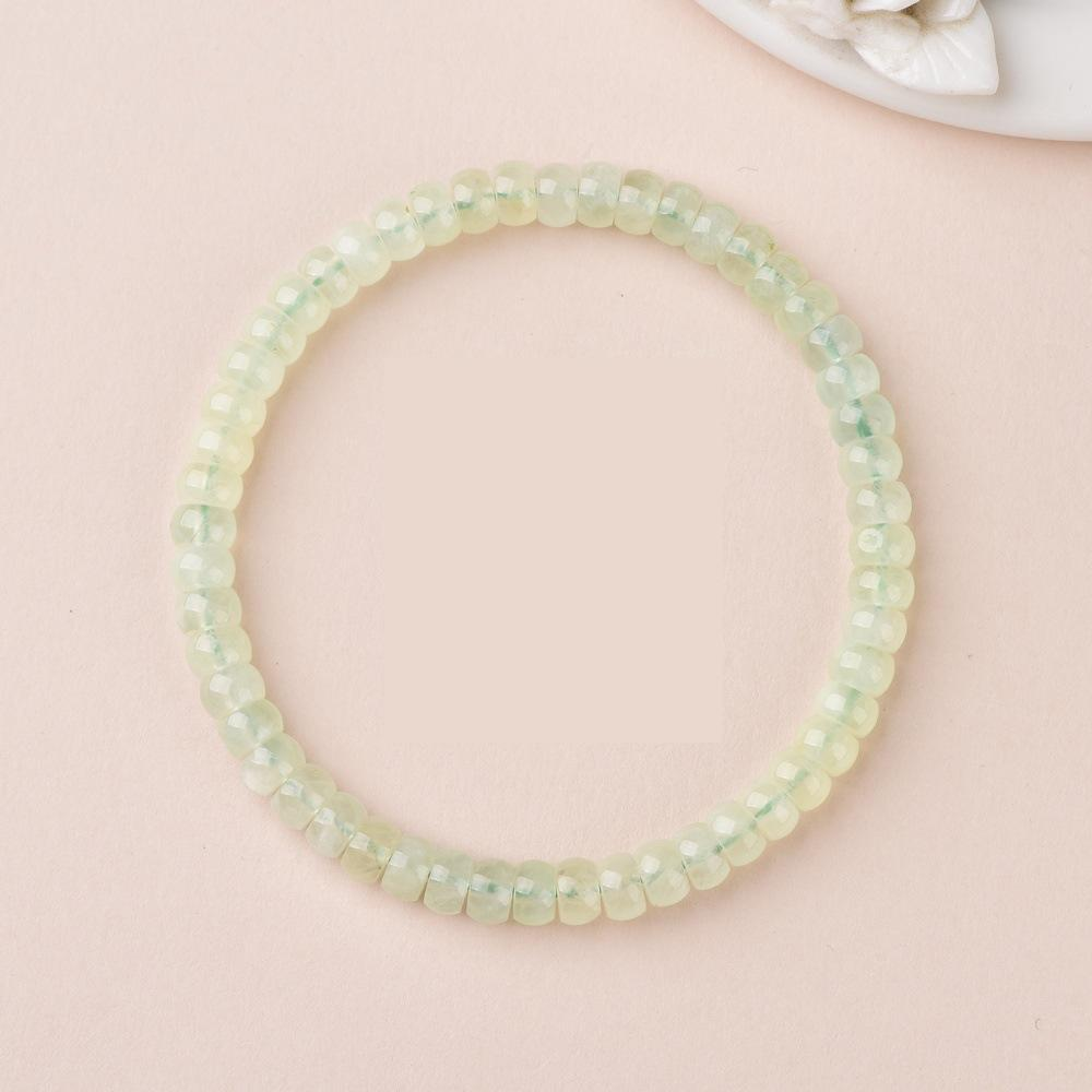 Natural Prehnite Crystal Bracelet