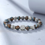 999 Pure Silver Six‑Syllable Mantra Bracelet High‑End StyleMen's Premium