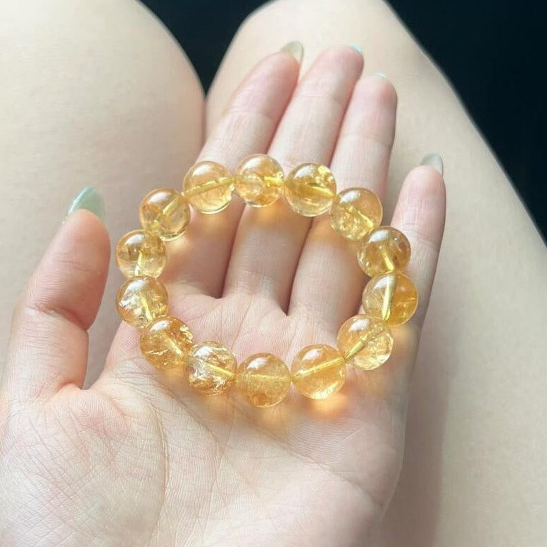 Natural Citrine and Lemon Citrine Bracelet