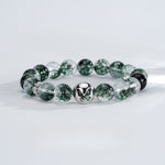 S925 Sterling Silver Green Phantom Crystal Luxury Delicate Butterfly Bracelet