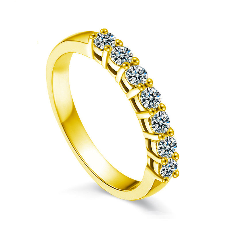 925 Sterling Silver Moissanite Ring