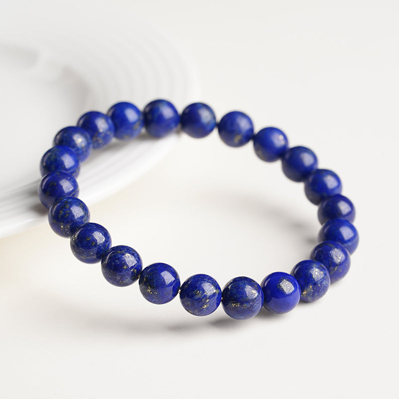 Natural Lapis Lazuli Bead Prayer Bracelet