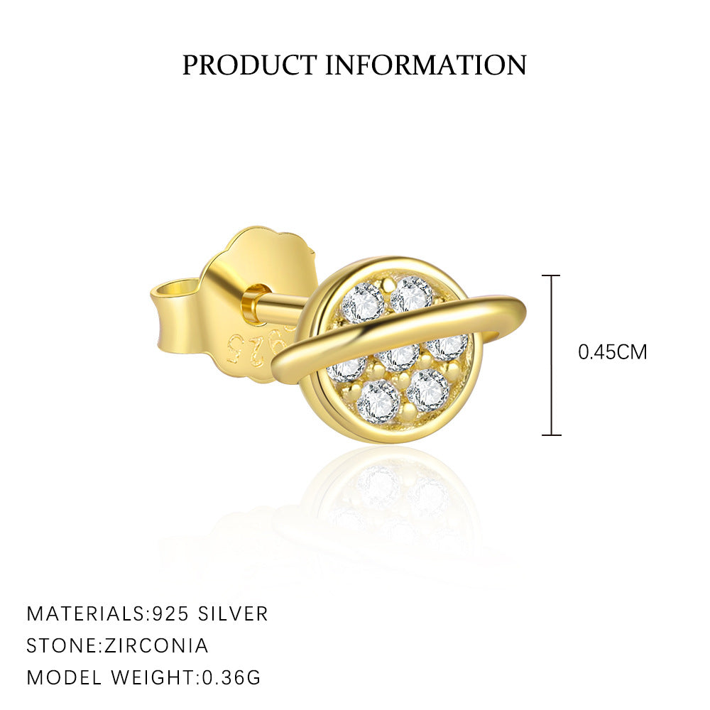 S925 Sterling Silver Ear Stud and Earring Set(Single unit)