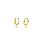 S925 silver smooth-finish earrings