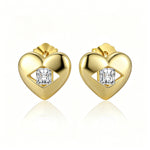 S925 Sterling Silver Micro-set Zircon Stud Earrings