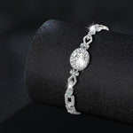 S925 Sterling Silver & Moissanite Oval Bracelet