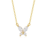 S925 Sterling Silver and Zircon Necklace