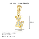 S925 Sterling Silver Pendant Set with Zircon