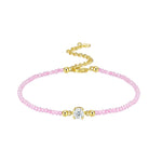 S925 Silver Gold-Plated Moissanite Bracelet
