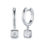 S925 Sterling Silver Moissanite Stud Earrings