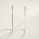 S925 Silver Statement Moissanite Earrings