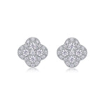 S925 Silver Square Moissanite "Chanel-Style" Stud Earrings