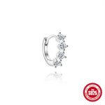 S925 Sterling Silver Micro-Pave Moissanite Non-Pierced Ear Cuff(Single unit)