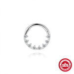 S925 Sterling Silver Micro-Pave Moissanite Non-Pierced Ear Cuff(Single unit)