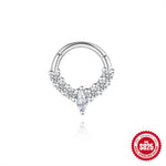 S925 Sterling Silver Moissanite Smooth-Finish Earrings(Single unit)