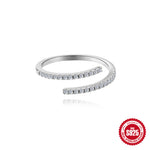 S925 Sterling Silver Moissanite Ring with Heart, Star, and Moon Motifs