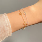 S925 silver  love bracelet