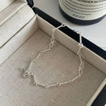 S925 Sterling Silver Knotted Bow Bracelet