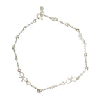 S925 Sterling Silver Knotted Bow Bracelet