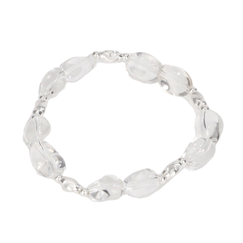 S925 Sterling Silver White Crystal Bracelet
