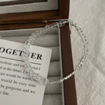 S925 Sterling Silver White Crystal Bracelet