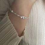 S925 Sterling Silver Cat's Eye Bracelet