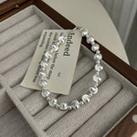 925 Sterling Silver Cat's Eye Bracelet