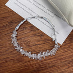 S925 Silver and White Crystal Bracelet