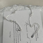 S925 Sterling Silver Wavy Bead Bracelet