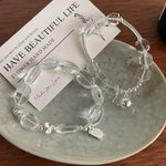 S925 Sterling Silver and White Crystal Bracelet
