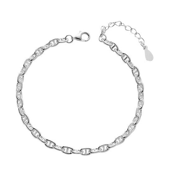 S925 Pig-Nose Link Combination Bracelet