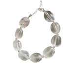 S925 Sterling Silver and White Crystal Bracelet