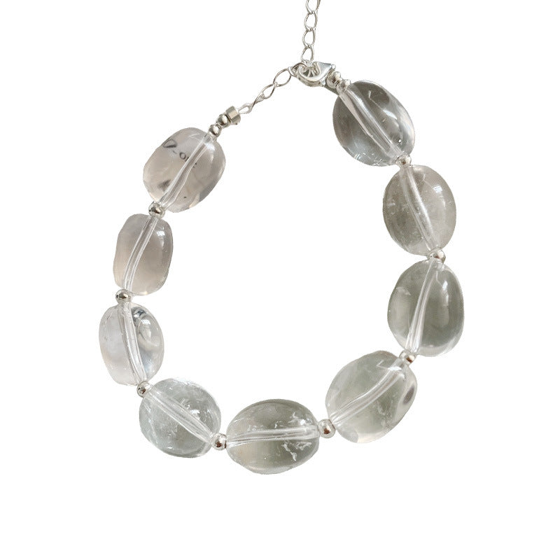 S925 Sterling Silver and White Crystal Bracelet