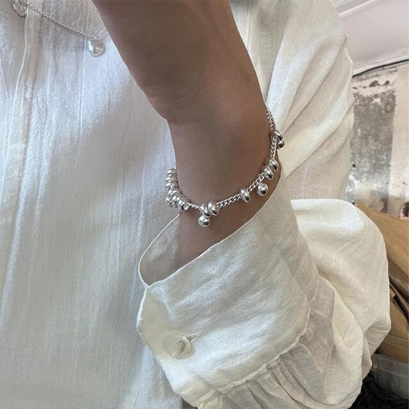 S925 Sterling Silver Bead Bracelet
