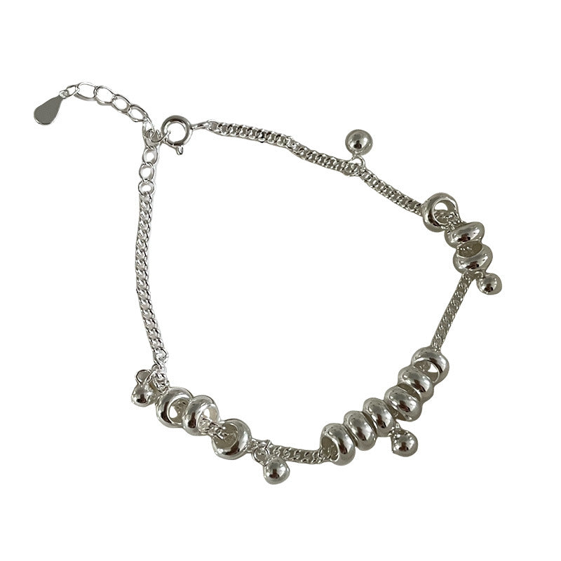 S925 Sterling Silver Bead Bracelet