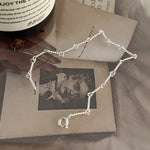 S925 Sterling Silver Vintage-Style Knot Bracelet