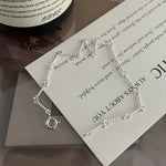 S925 Sterling Silver Vintage-Style Knot Bracelet