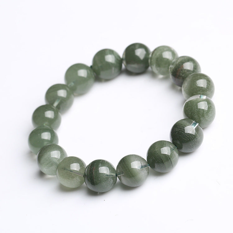 Natural Green Phantom Quartz Bracelet