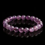 Natural purple titanium Auralite23 crystal bracelet