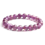 Natural purple titanium Auralite23 crystal bracelet