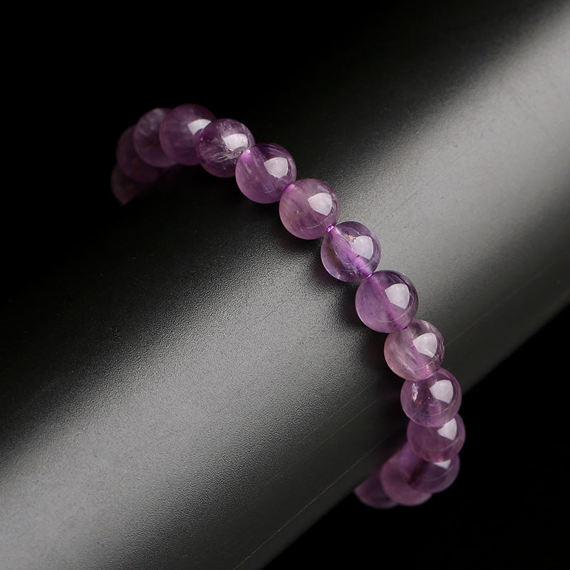 Natural purple titanium Auralite23 crystal bracelet