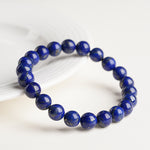 Natural Lapis Lazuli Bead Prayer Bracelet