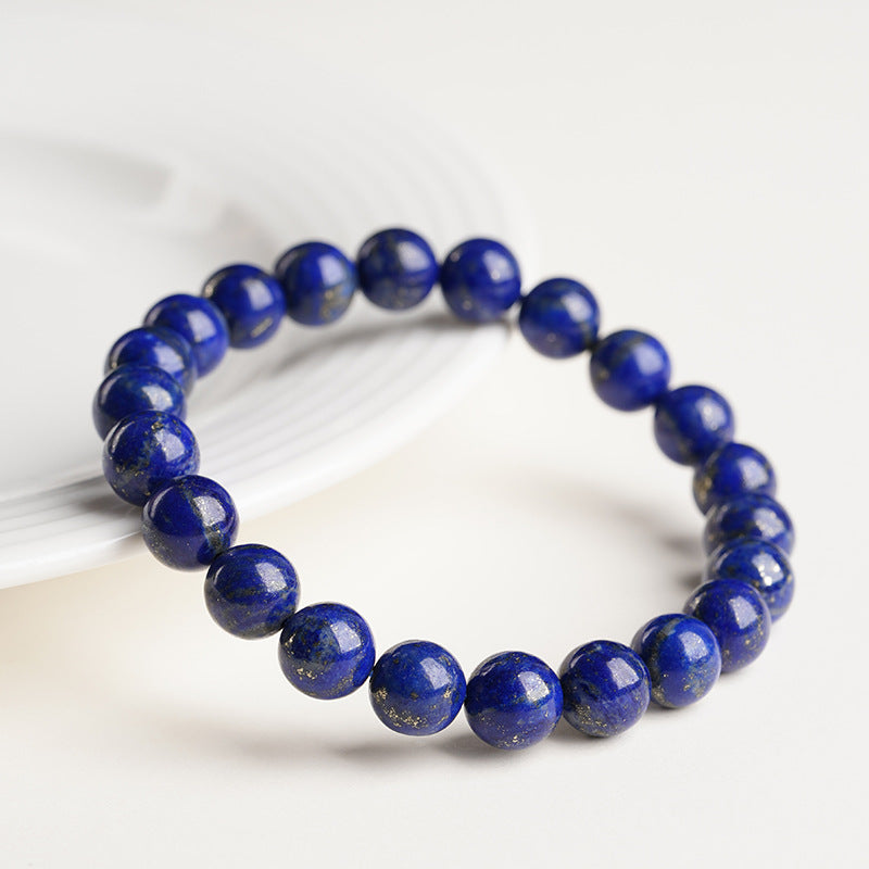Natural Lapis Lazuli Bead Prayer Bracelet