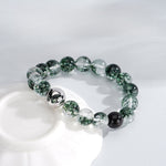 S925 Sterling Silver Green Phantom Crystal Luxury Delicate Butterfly Bracelet