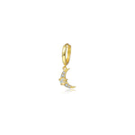 S925 Sterling Silver Earrings Set with Zirconia(A pair)