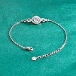 S925 Sterling Silver "Angel's Tear" Moissanite Bracele