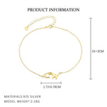 S925 Sterling Silver 26-Letter Bracelet