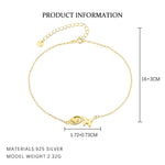 S925 Sterling Silver 26-Letter Bracelet