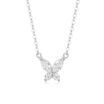 S925 Sterling Silver and Zircon Necklace